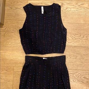 RVCA two piece pant set